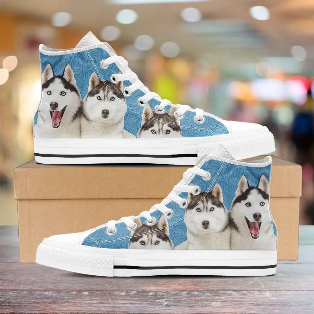 Huskies Canvas High Top Shoes