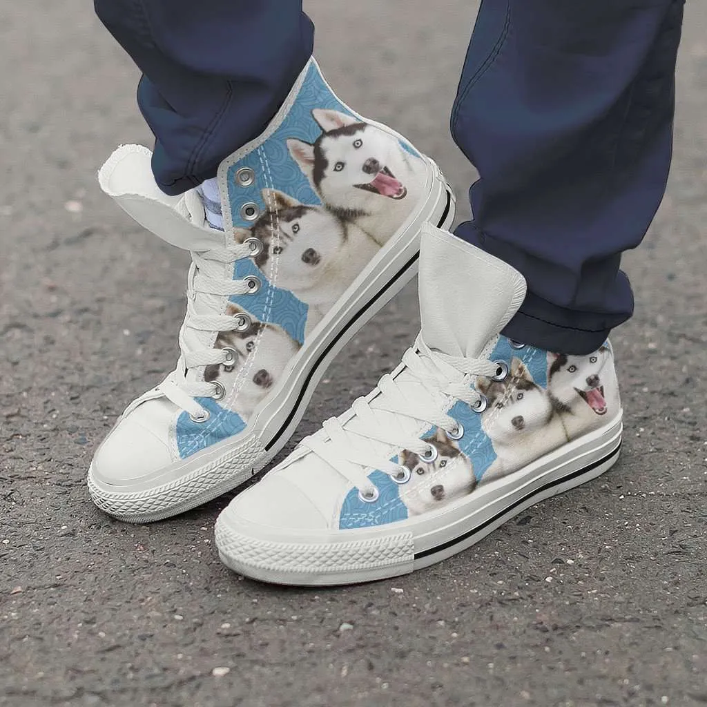 Huskies Canvas High Top Shoes