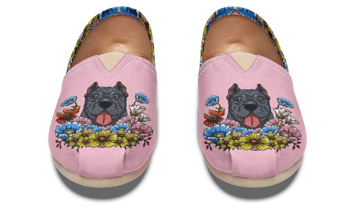 Illustrated Cane Corso Casual Shoes
