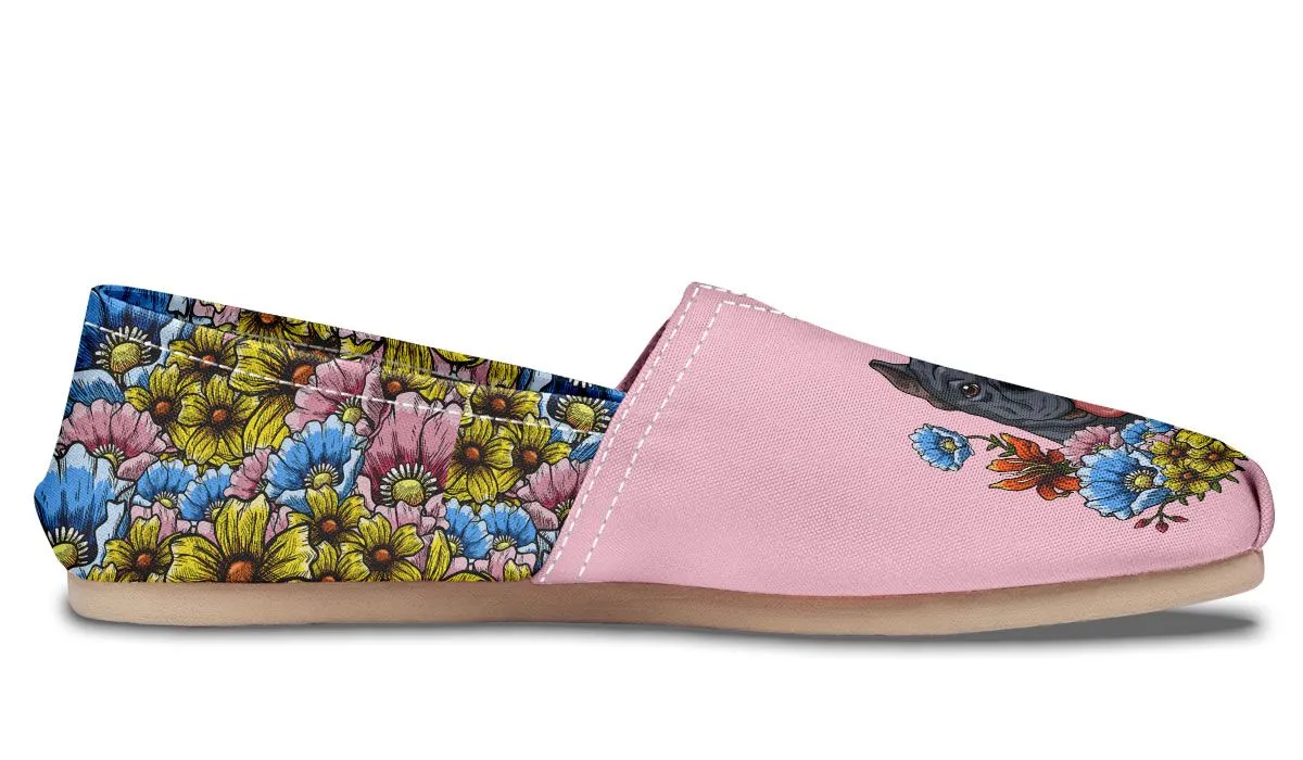 Illustrated Cane Corso Casual Shoes