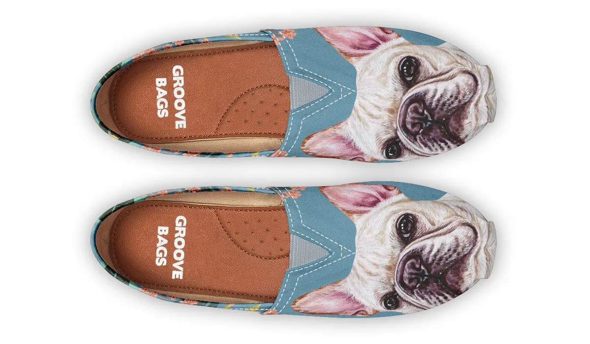 Joyful French Bulldog Casual Shoes