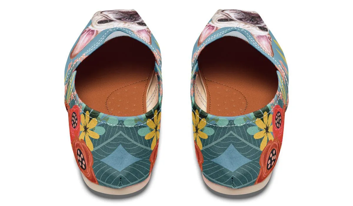 Joyful French Bulldog Casual Shoes