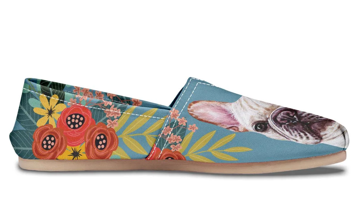 Joyful French Bulldog Casual Shoes