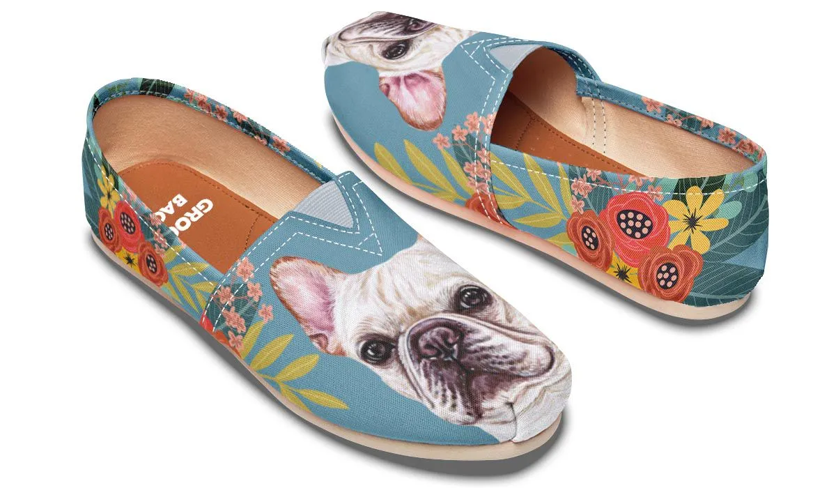Joyful French Bulldog Casual Shoes