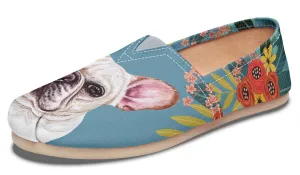 Joyful French Bulldog Casual Shoes