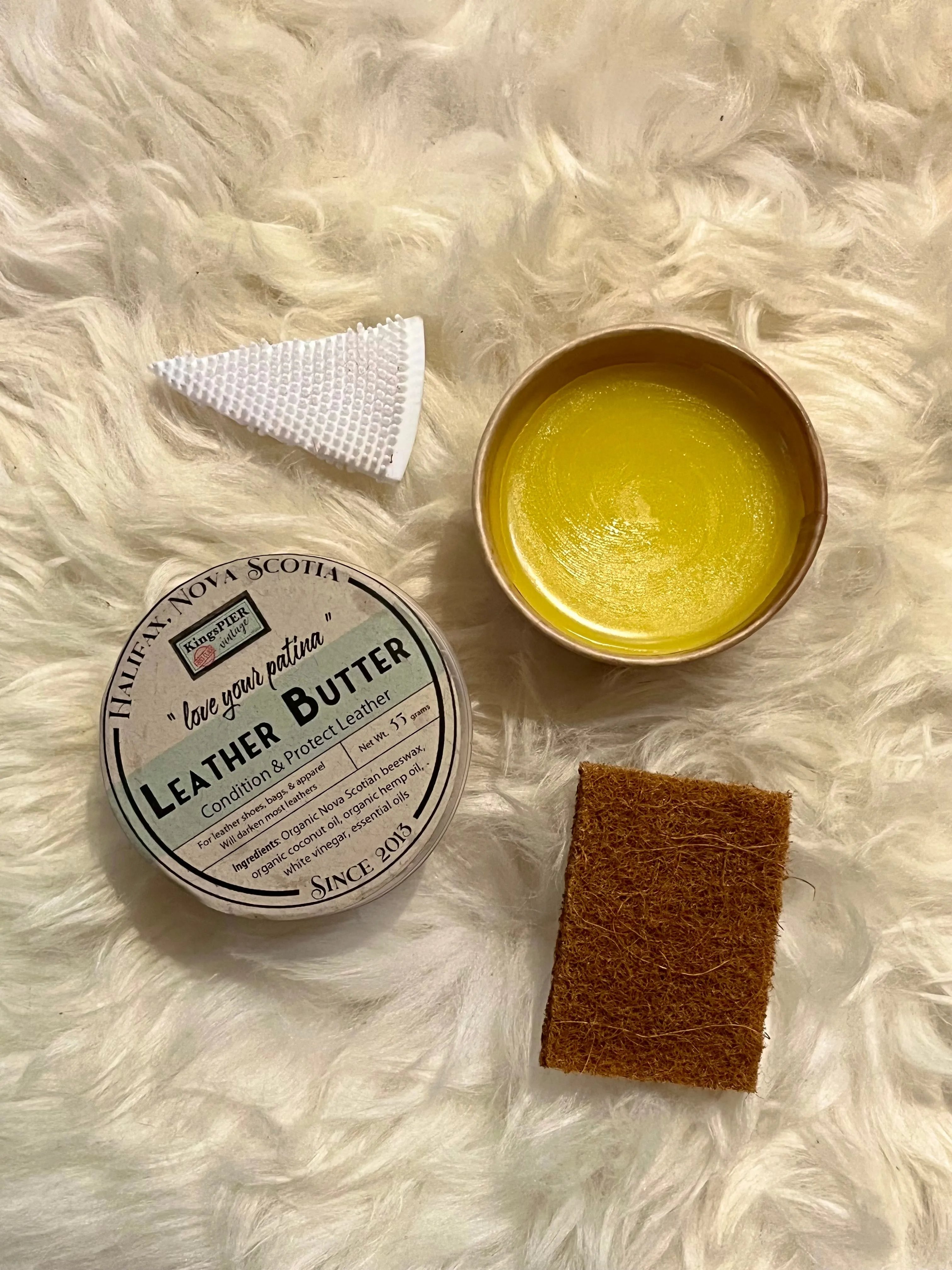 KingsPIER Vintage Handcrafted Leather Butter