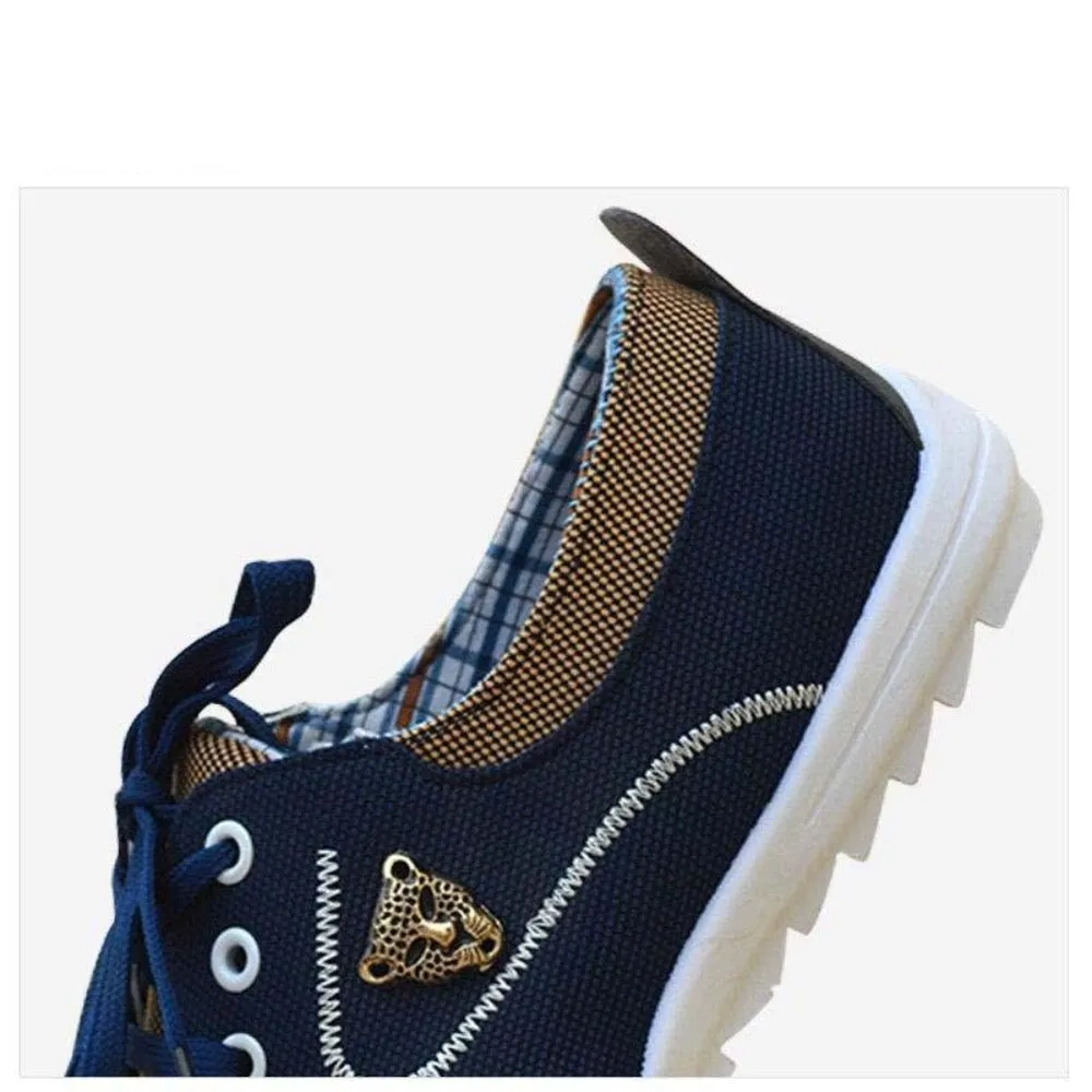Lace Up Canvas Shoes For Men