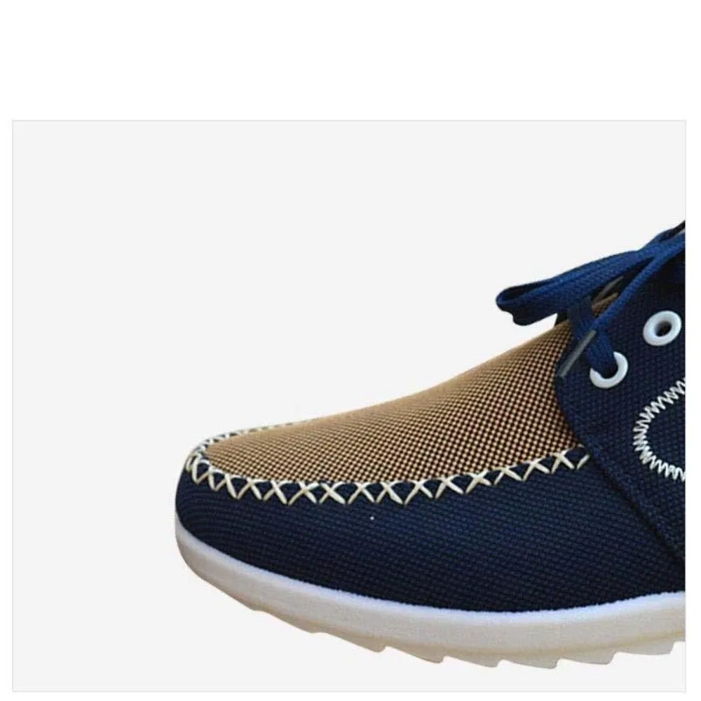 Lace Up Canvas Shoes For Men