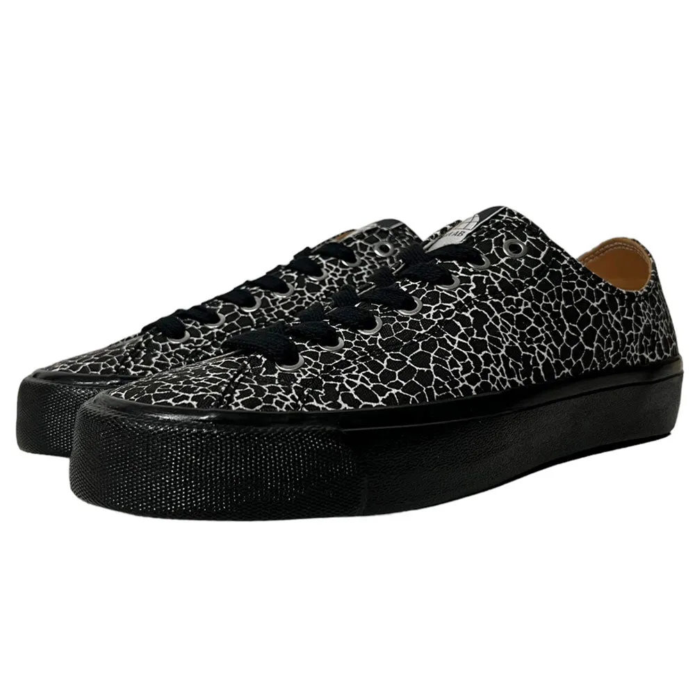 Last Resort AB VM003 Cracked Black White Canvas Shoes