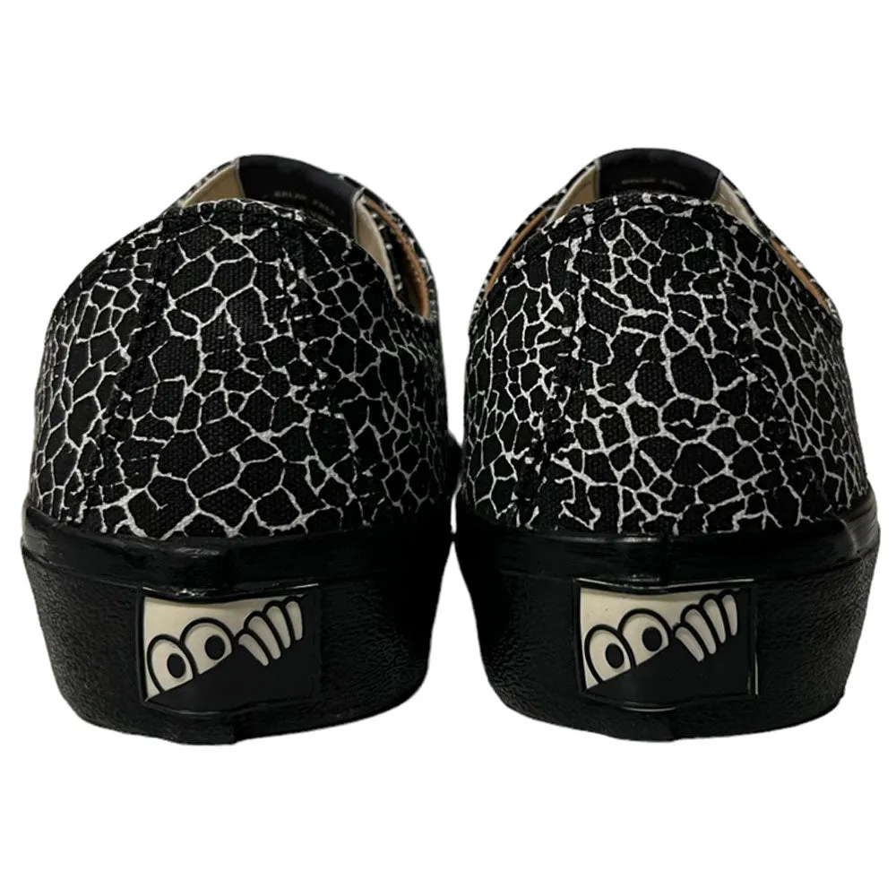 Last Resort AB VM003 Cracked Black White Canvas Shoes