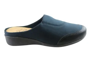 Malu Supercomfort Cora Womens Open Back Shoes Mules Made In Brazil