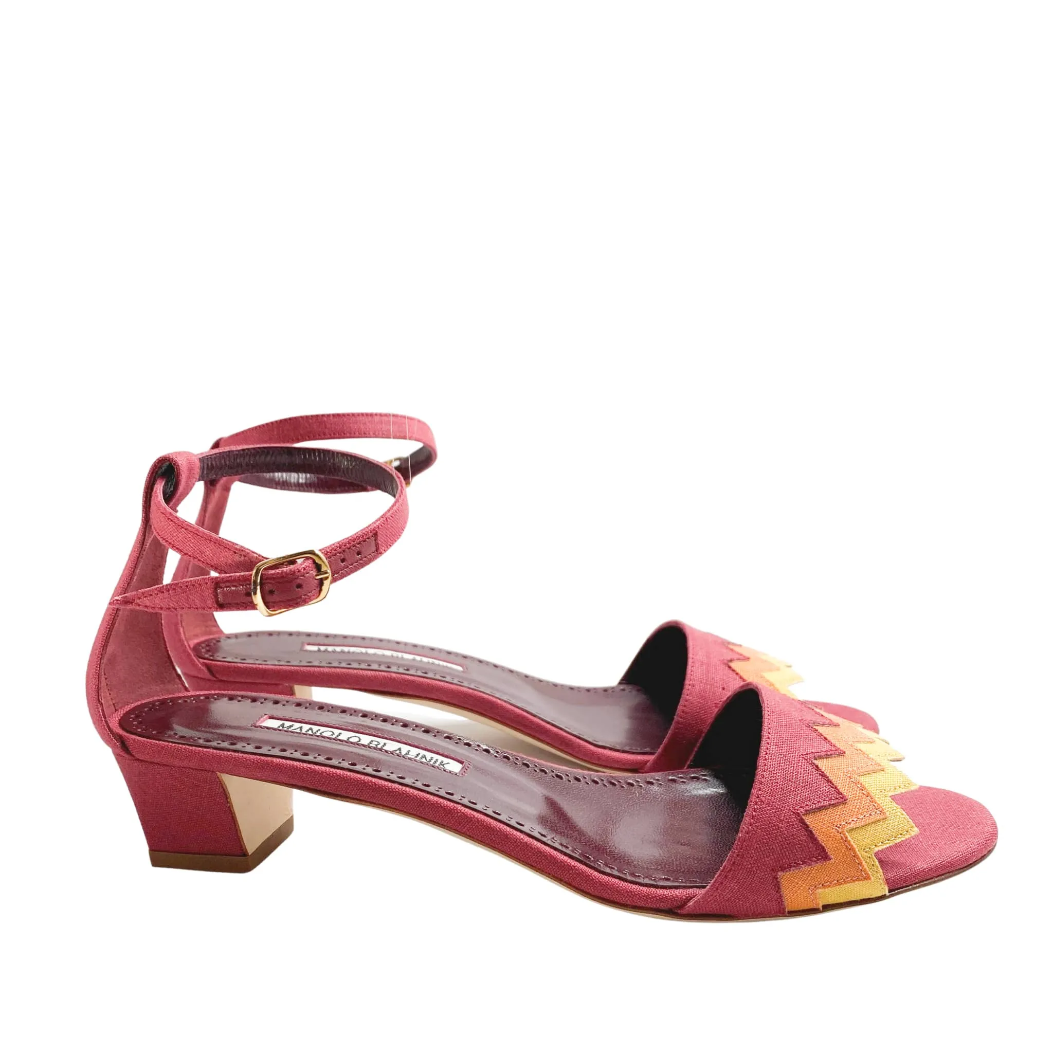 Manolo Blahnik Low Heel Sandals - Lochpri