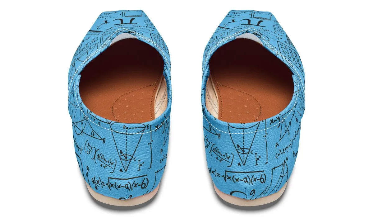 Math Blue Casual Shoes