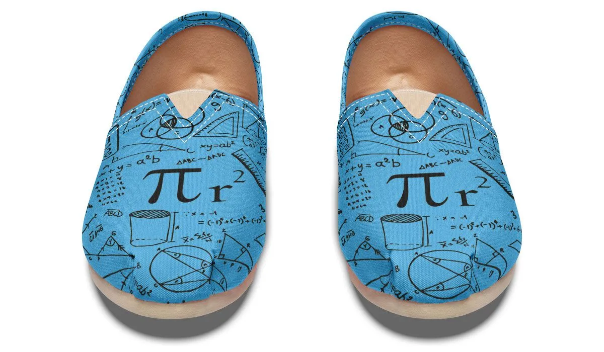 Math Blue Casual Shoes
