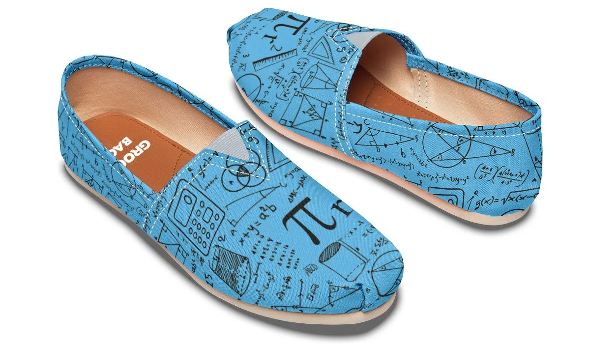 Math Blue Casual Shoes