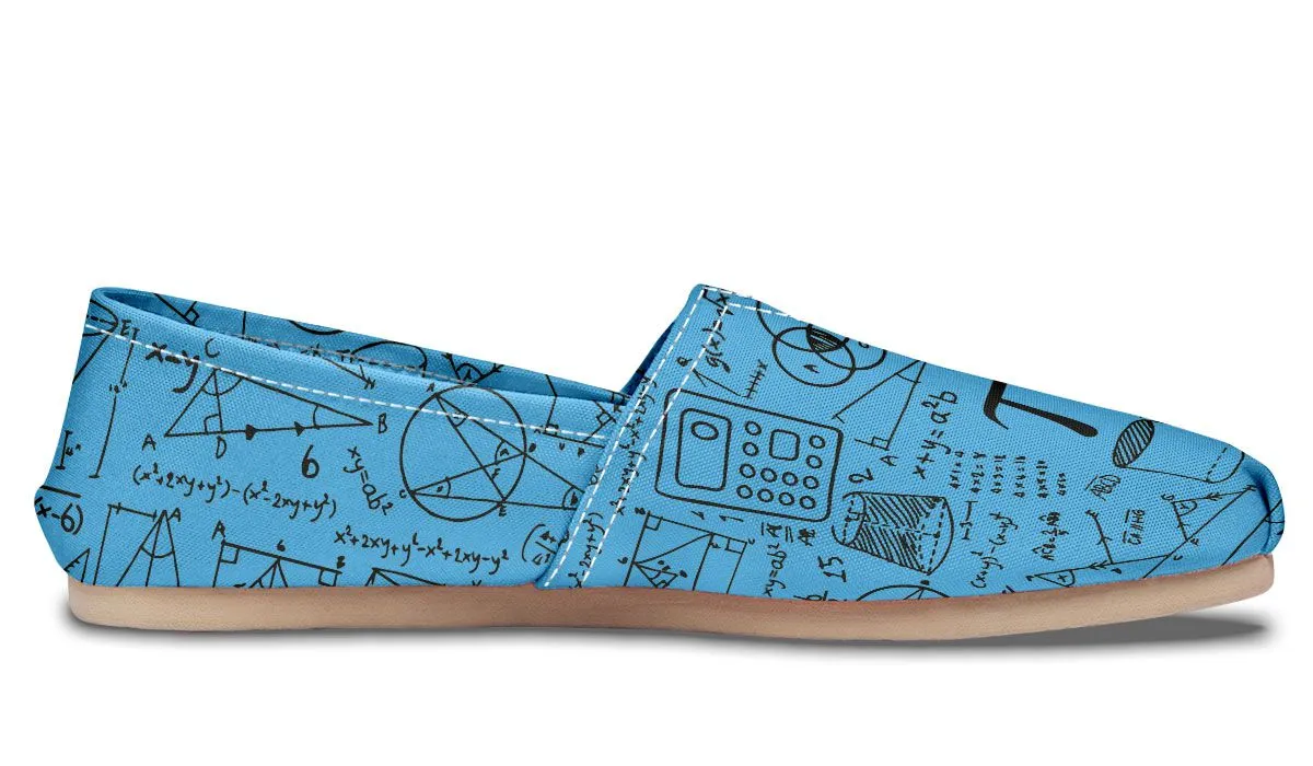 Math Blue Casual Shoes