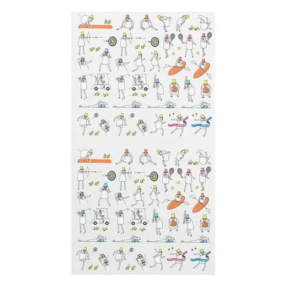 MD Ojisan Schedule Stickers (Sports 2542)