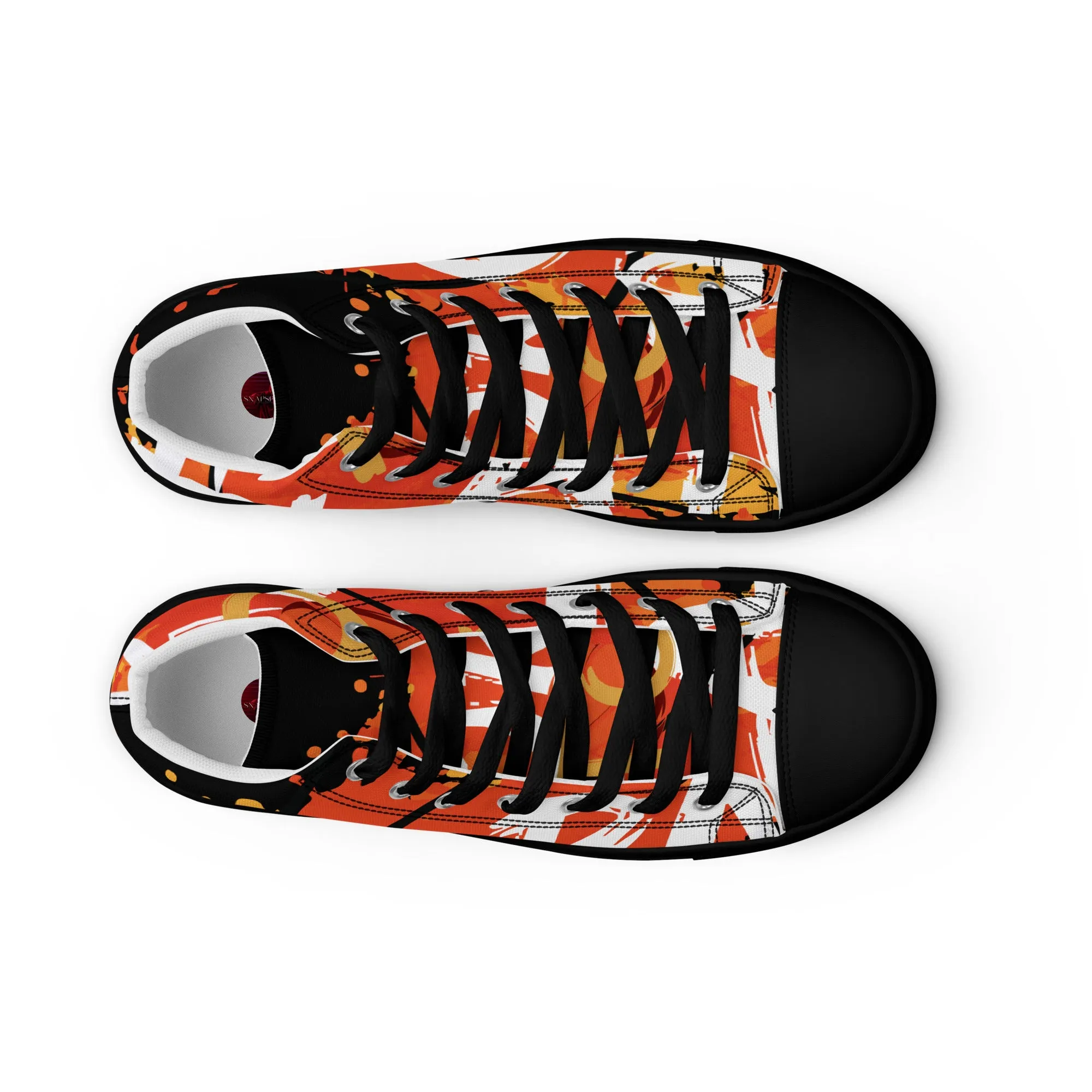 Men’s high top canvas shoes