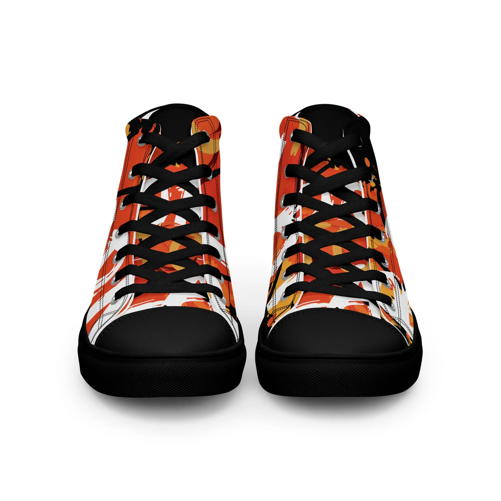 Men’s high top canvas shoes