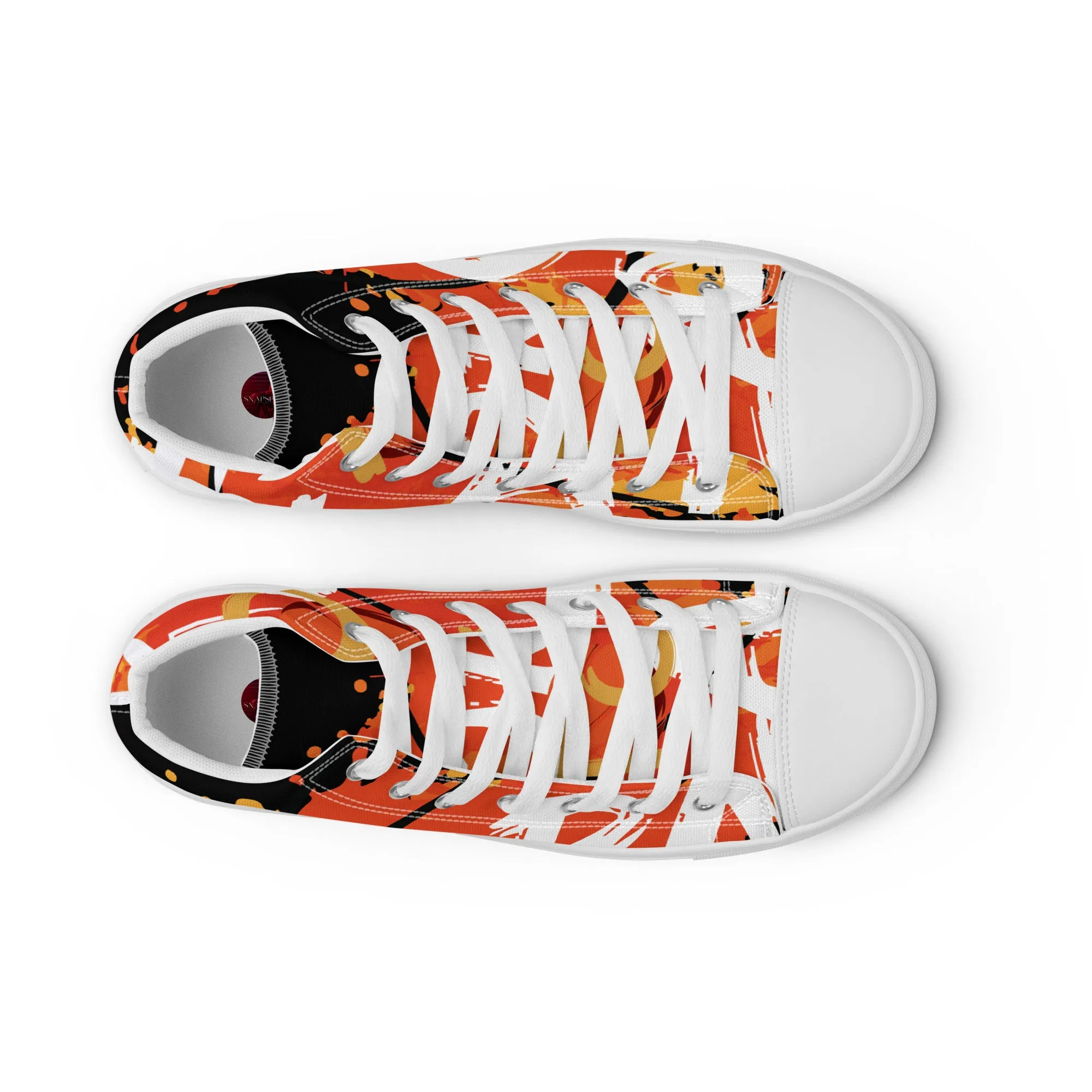 Men’s high top canvas shoes