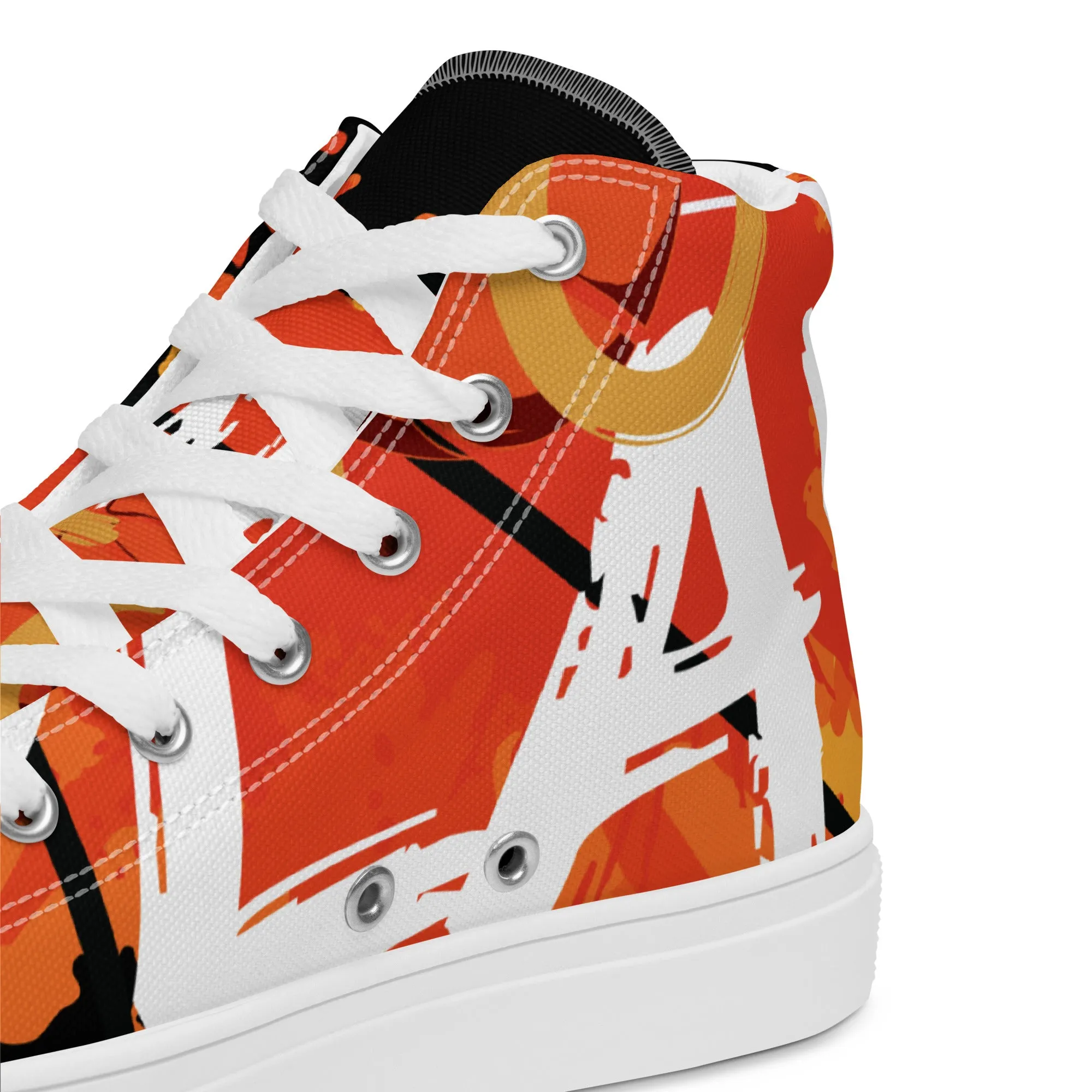 Men’s high top canvas shoes