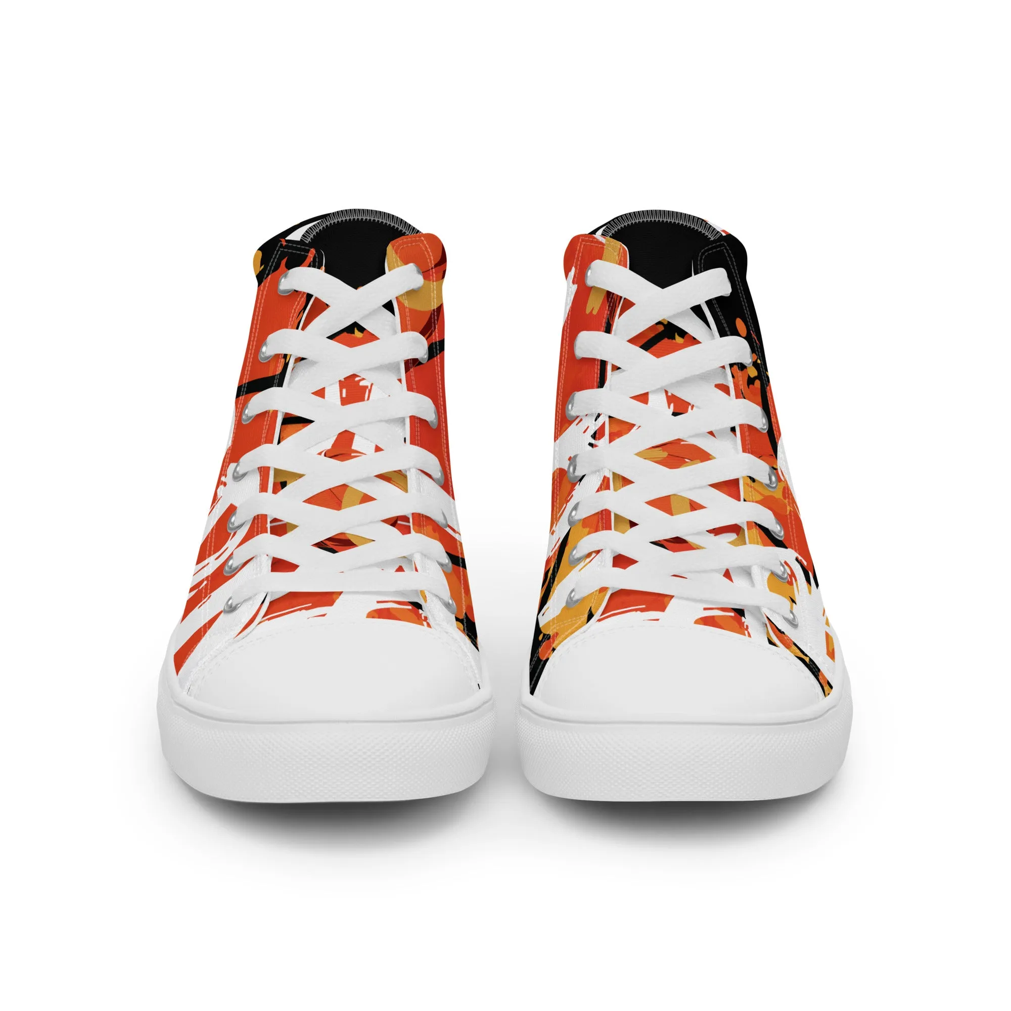 Men’s high top canvas shoes