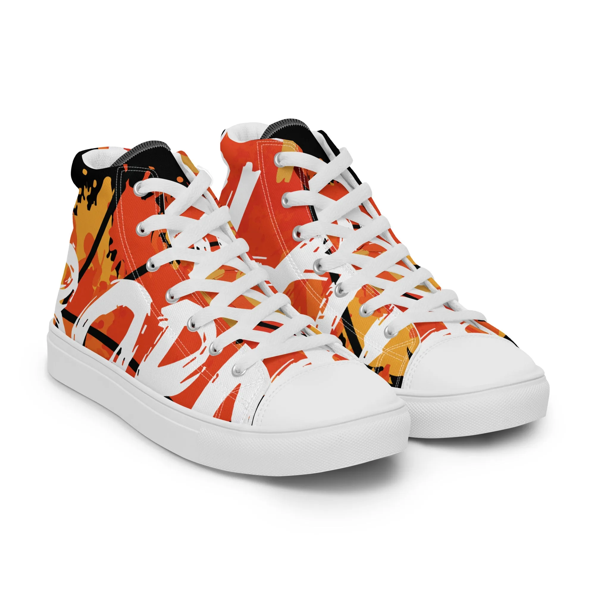 Men’s high top canvas shoes