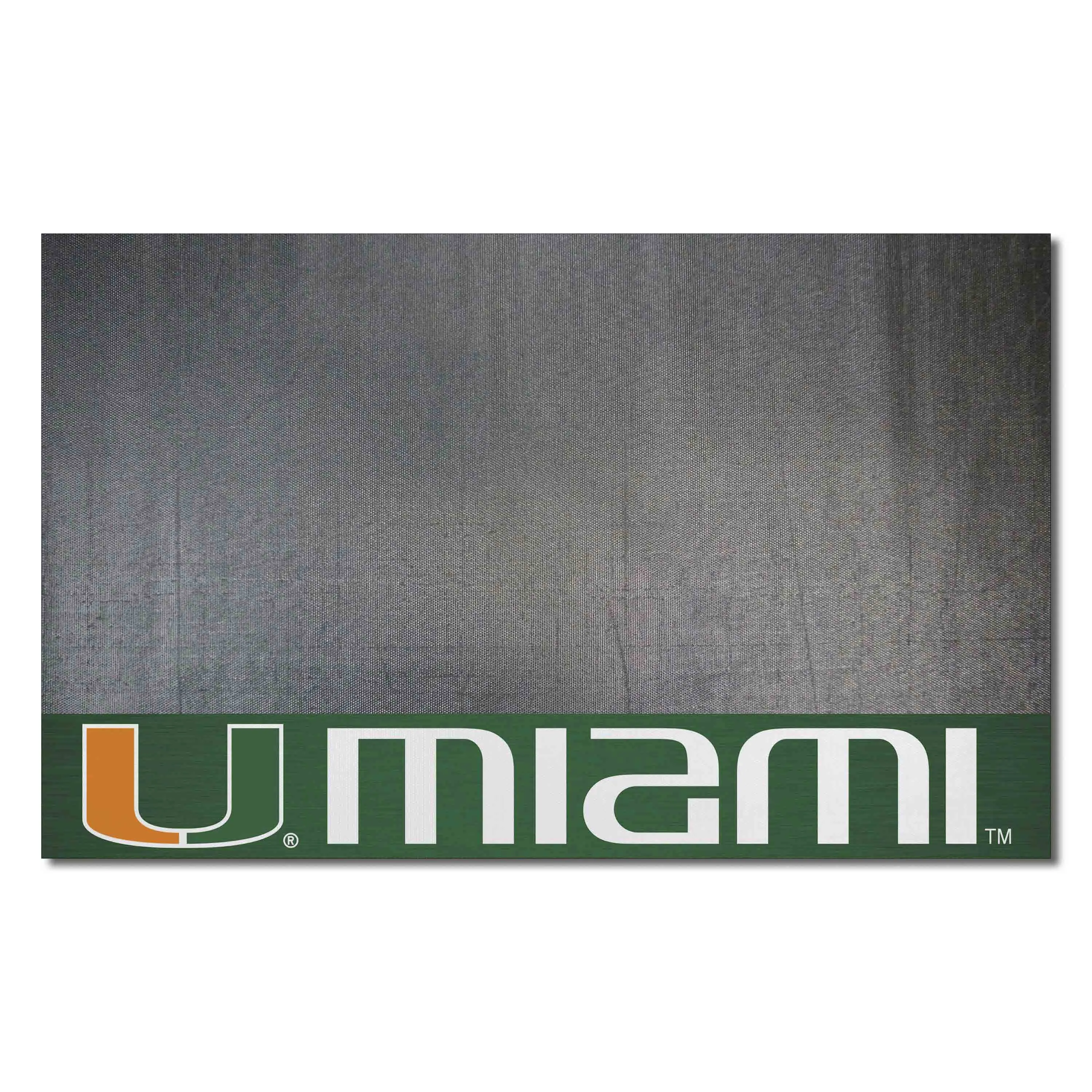 Miami Hurricanes Vinyl Grill Mat - 26in. x 42in.