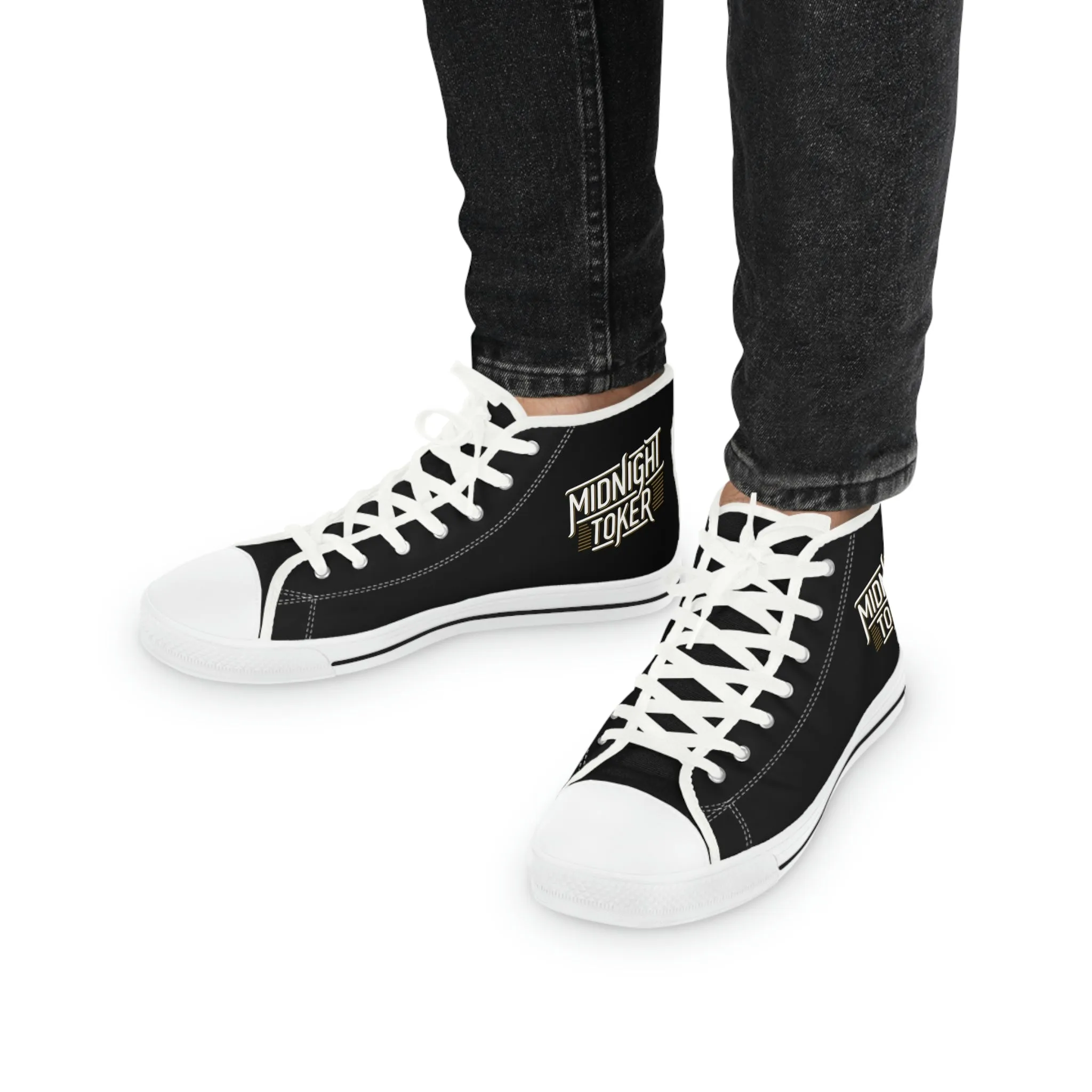 Midnight Toker - Men's High Top Sneakers
