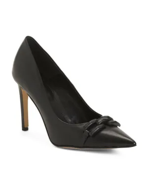 NAPOLEONI Made In Italy Leather Pointy Toe Pumps