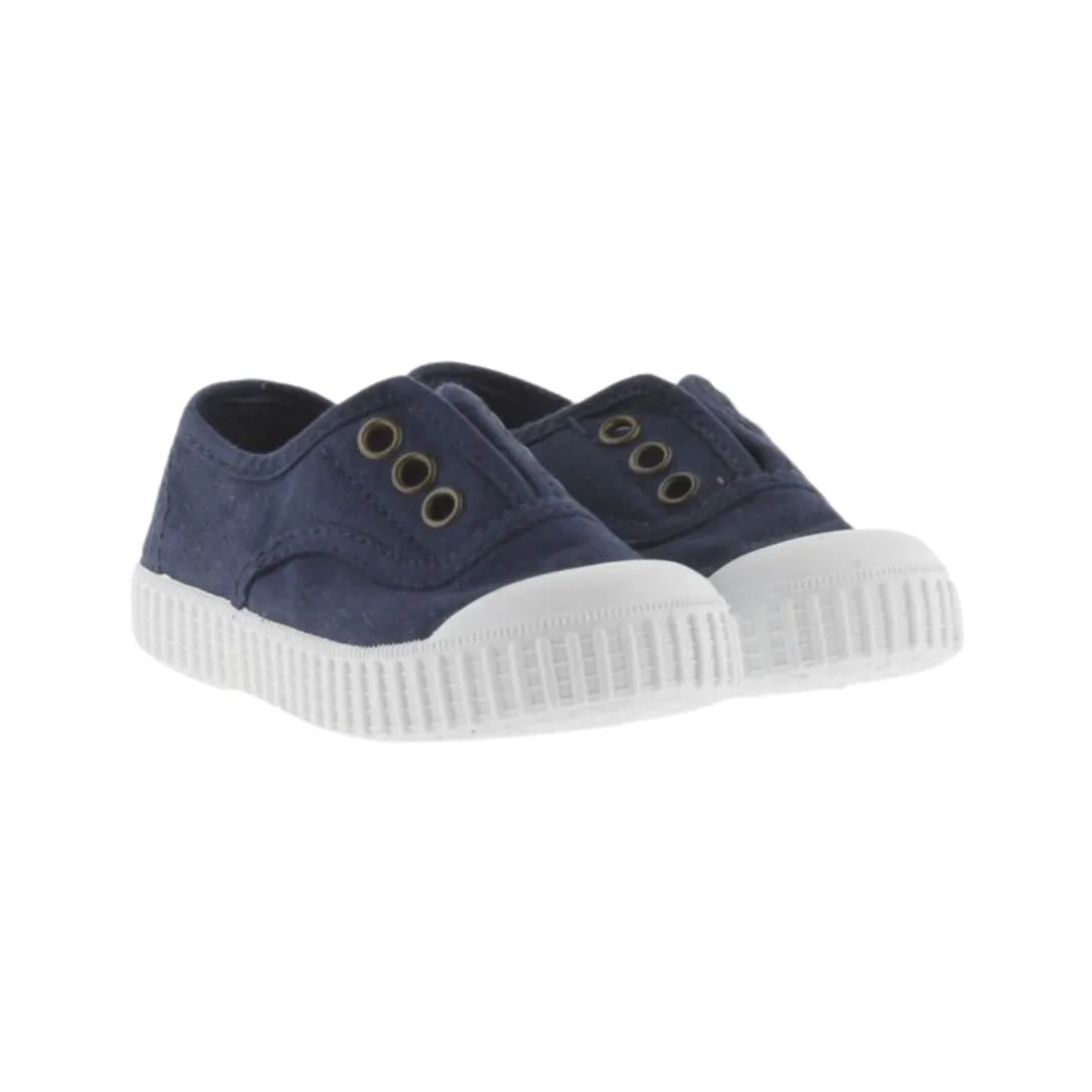 Navy Canvas Plimsolls