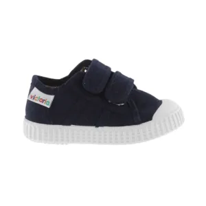 Navy Canvas Trainers