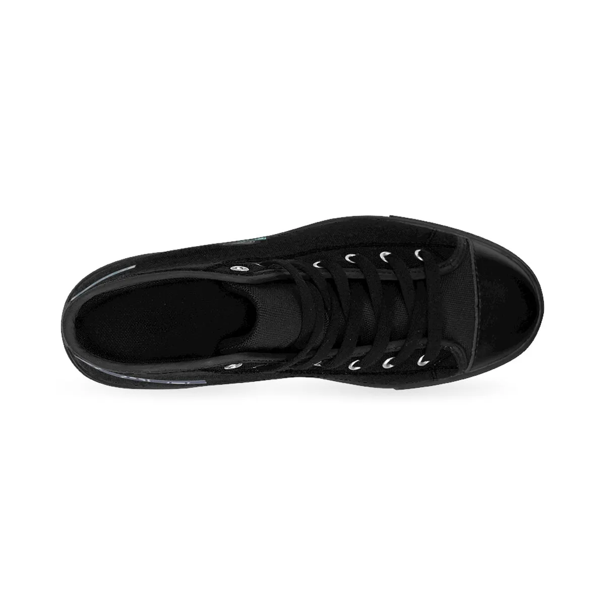 (ND) alt.logo -Men's High-top Sneakers Black Rose