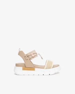 Nerogiardini - E510700D Beige Sport Sandal