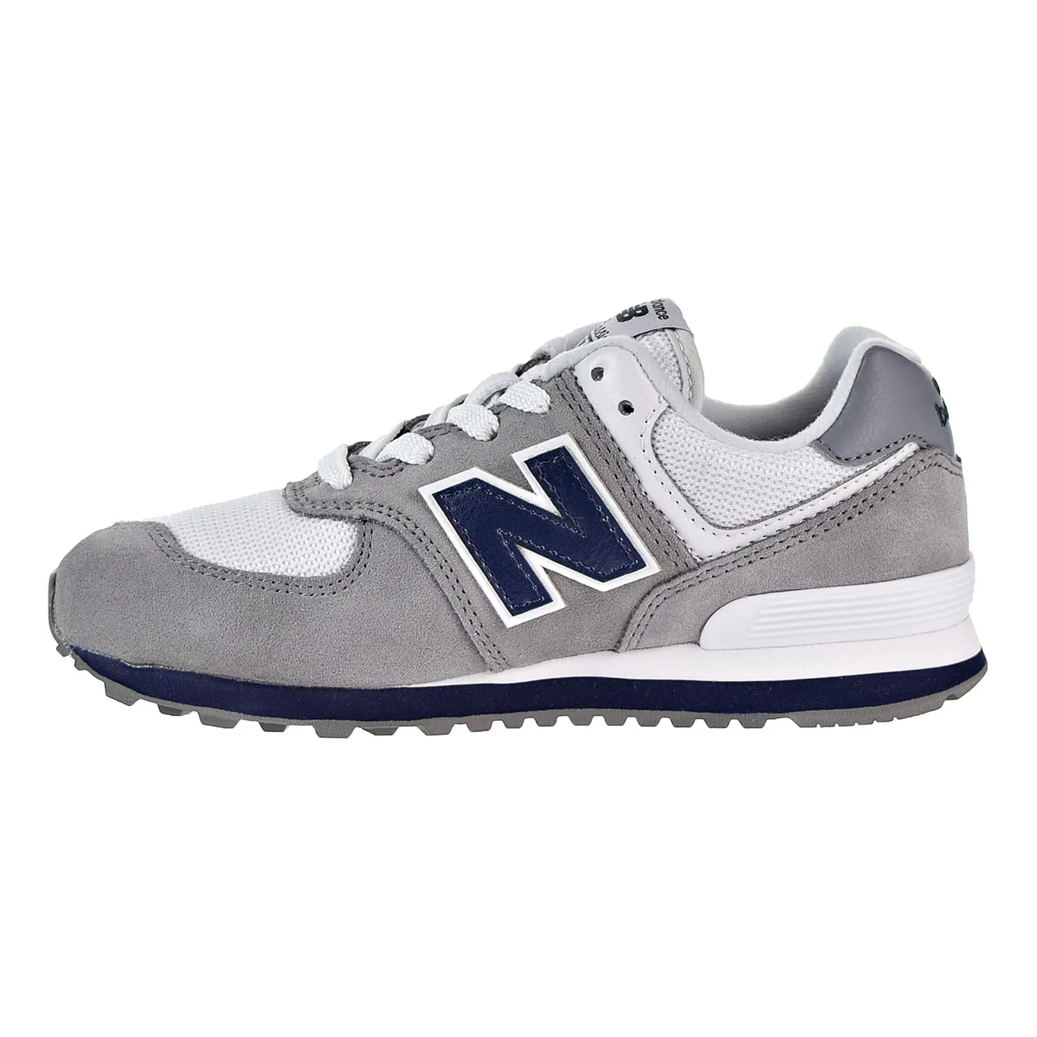New Balance 574 Core Plus Little Kid's Shoes Grey/White/Navy