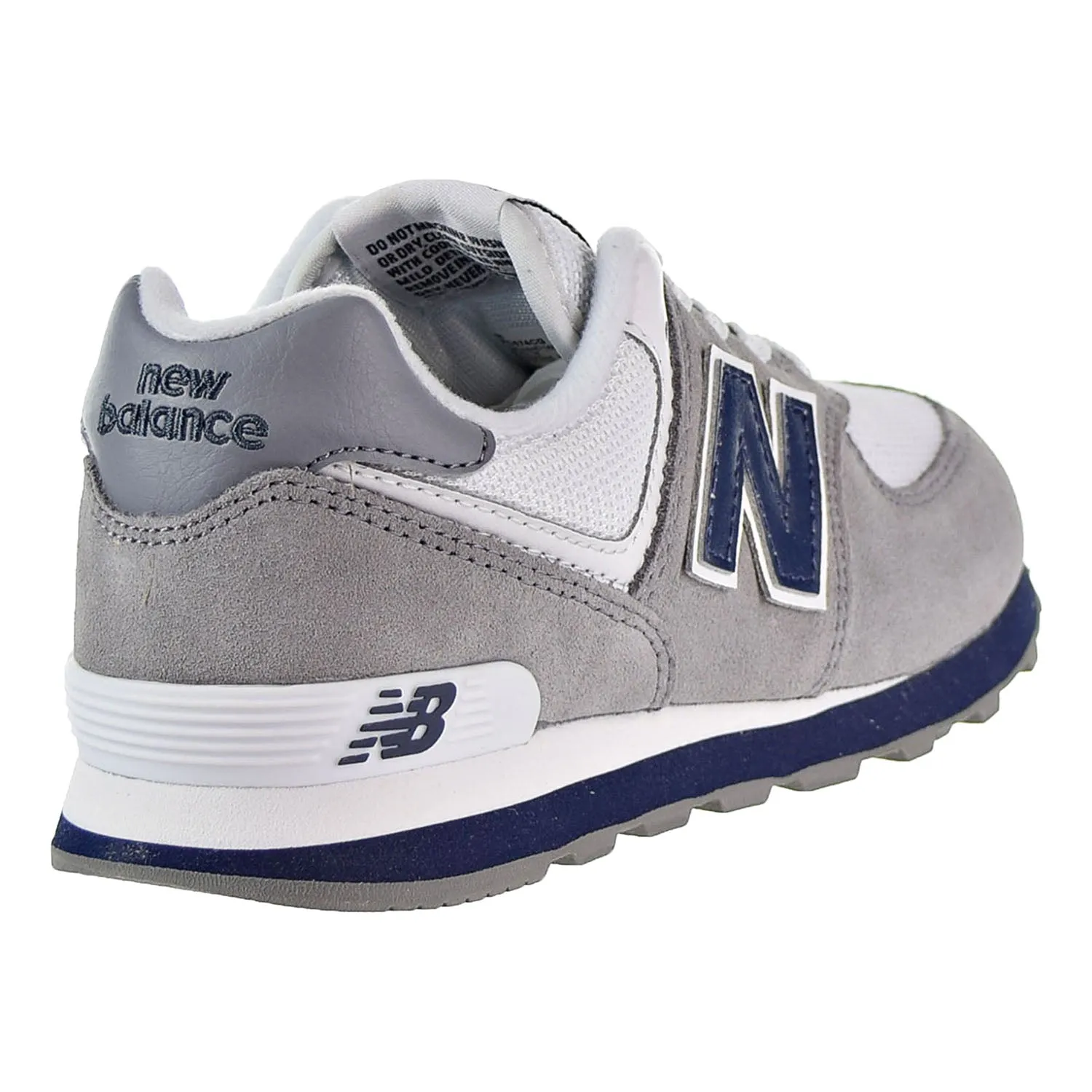 New Balance 574 Core Plus Little Kid's Shoes Grey/White/Navy