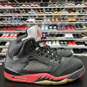 Nike Jordan 5 Retro Satin Bred 2018 136027-006 Men's Size 10.5