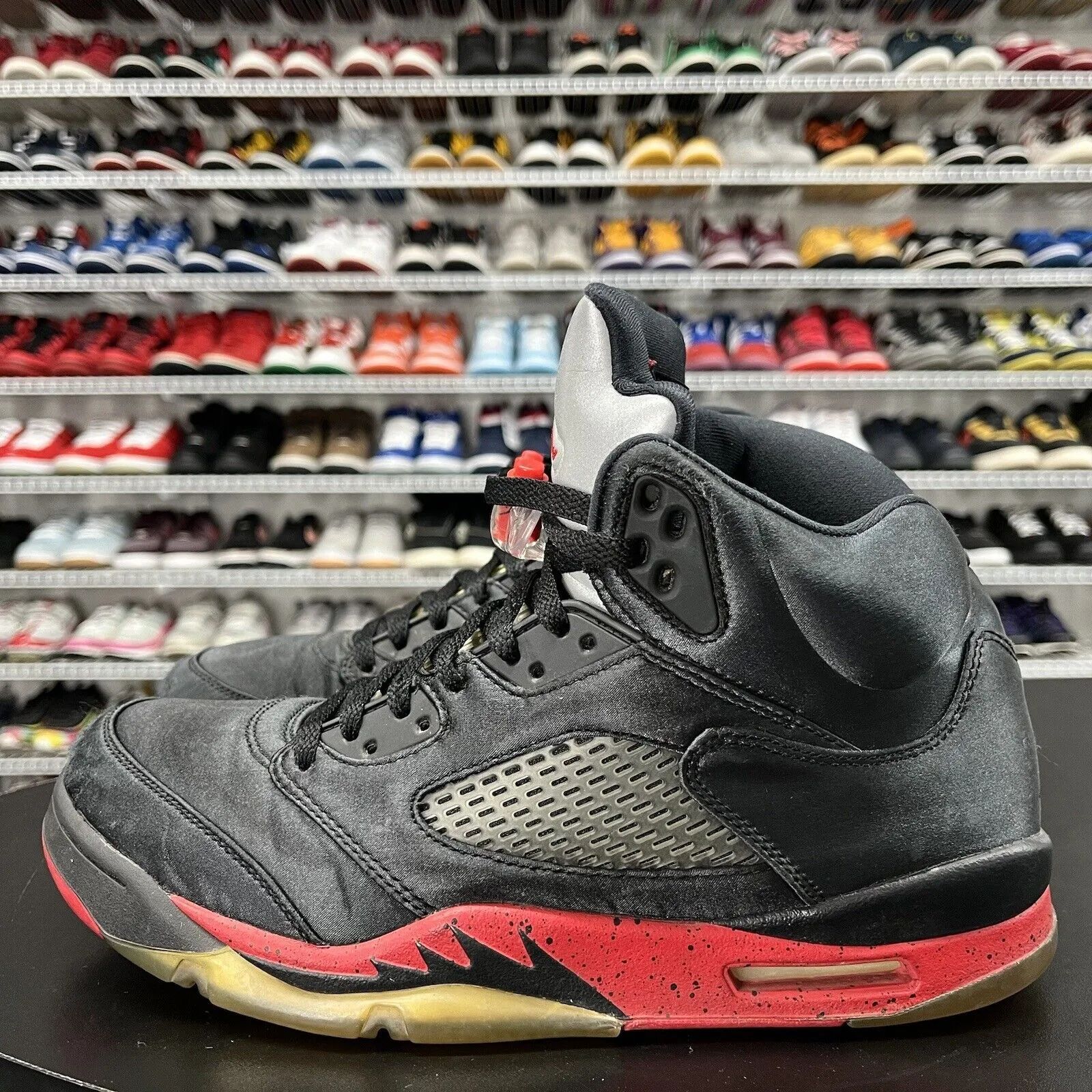 Nike Jordan 5 Retro Satin Bred 2018 136027-006 Men's Size 10.5