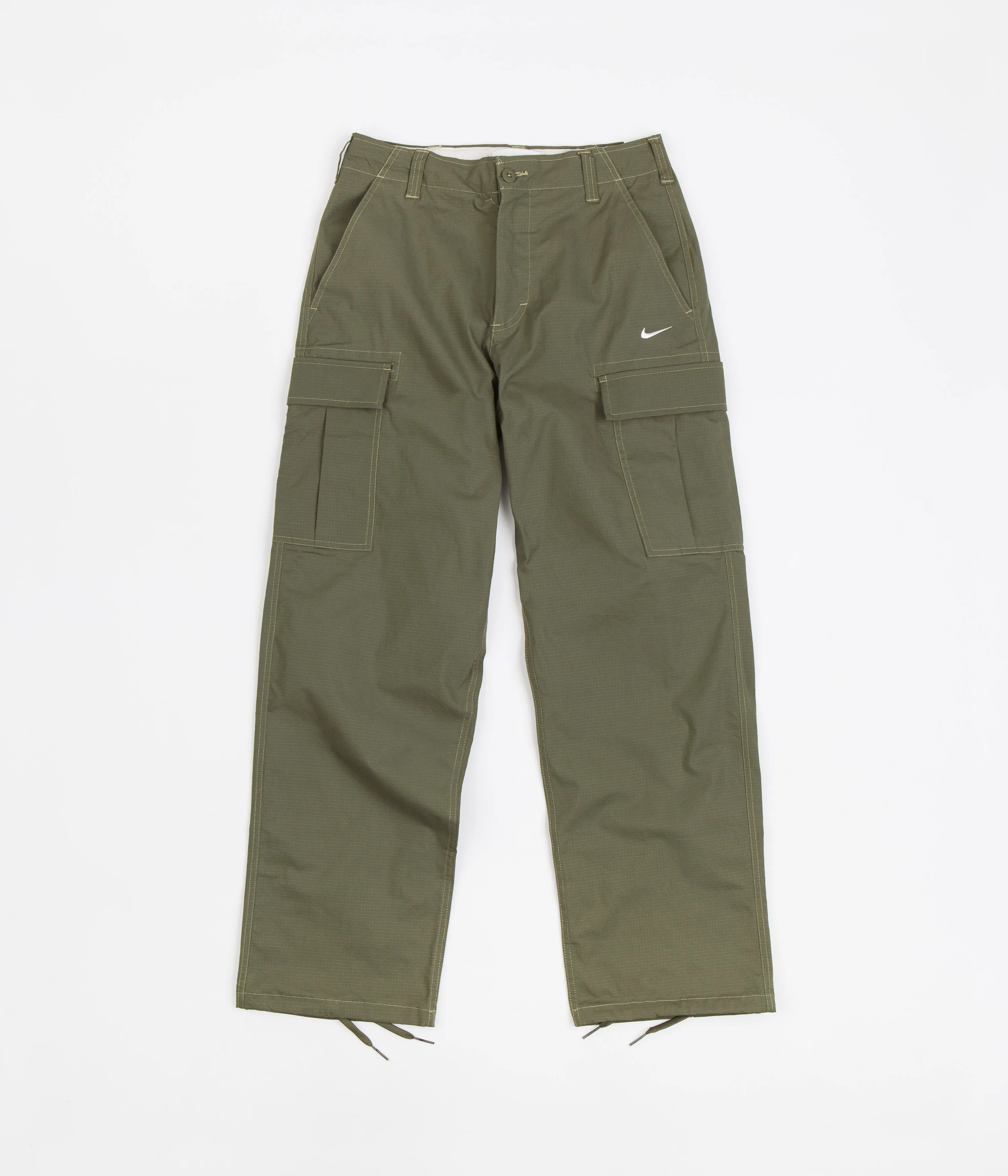 Nike SB Kearny Cargo Pants - Medium Olive / White / White