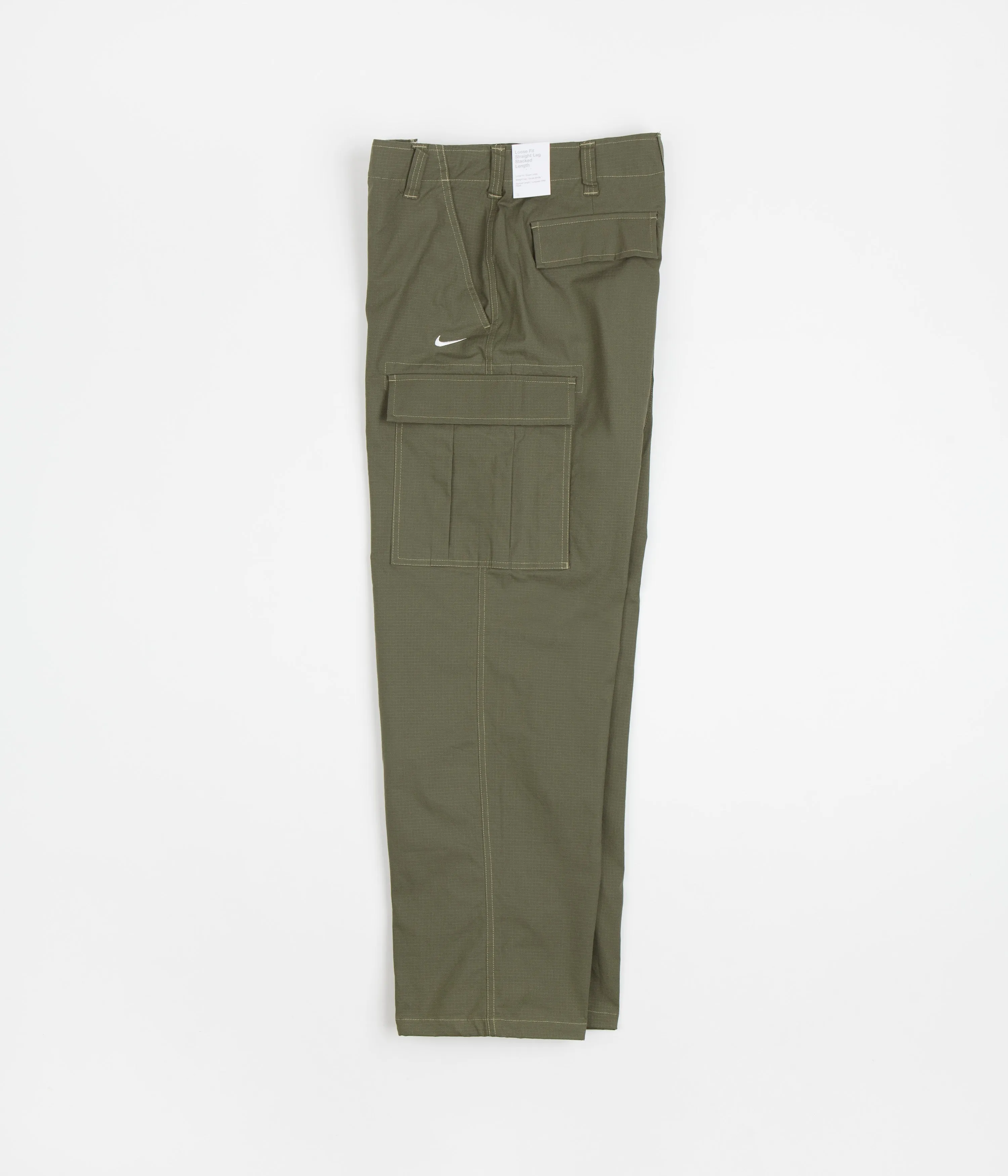 Nike SB Kearny Cargo Pants - Medium Olive / White / White