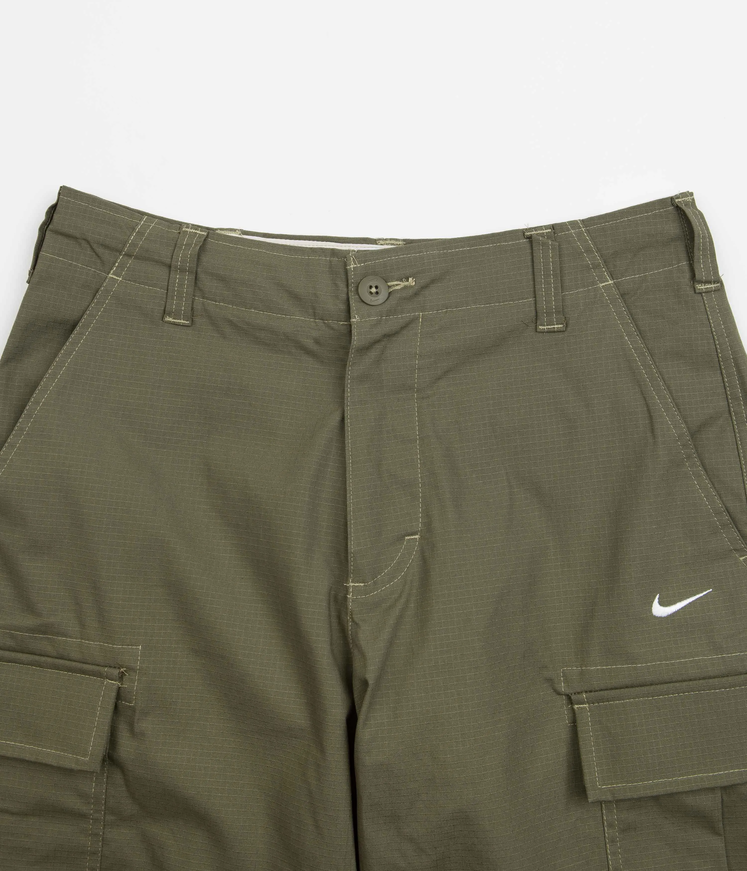 Nike SB Kearny Cargo Pants - Medium Olive / White / White