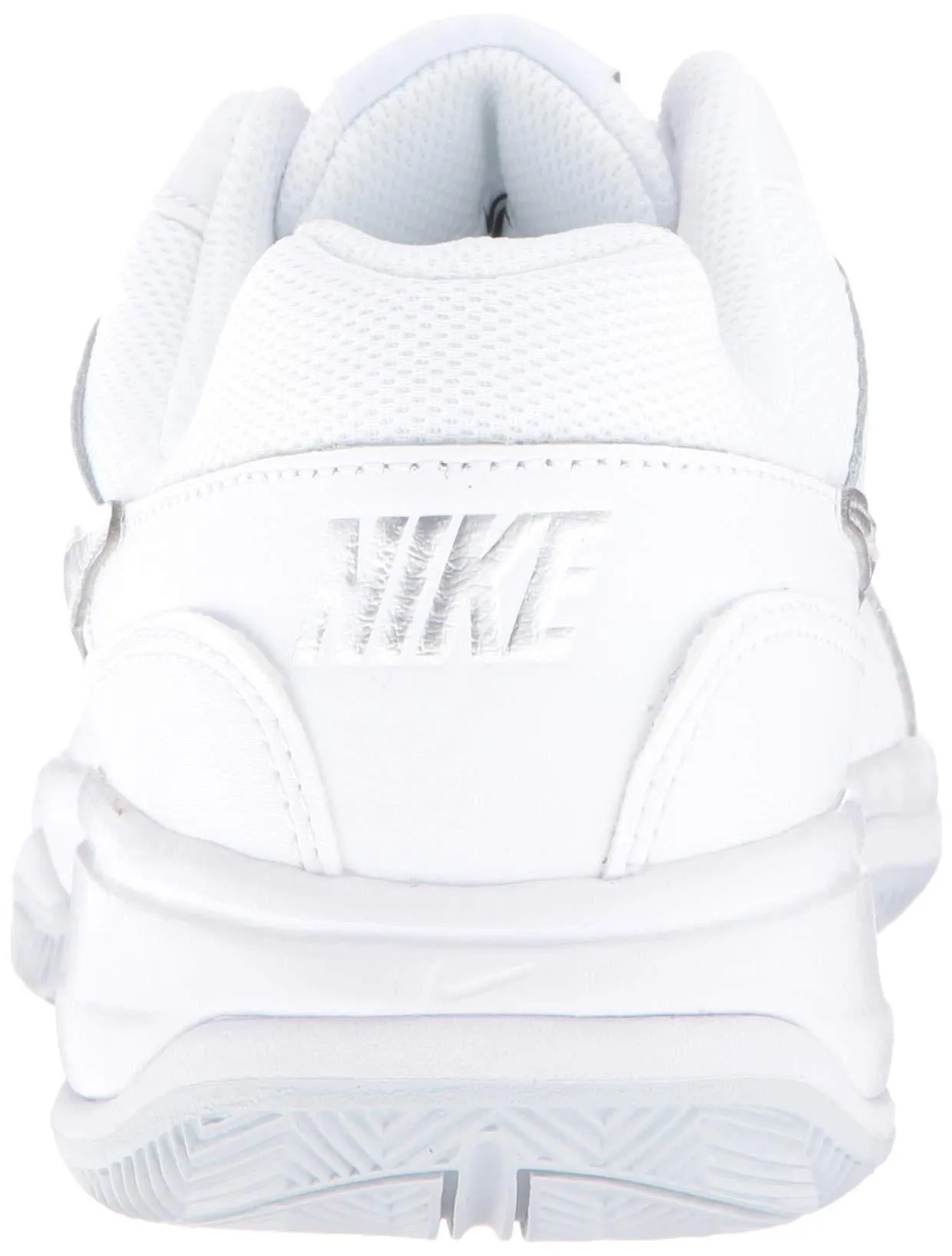 Nike Women's Court Lite Tennis Shoe, White/Metallic Silver/Medium Grey, 8.5 Regular US