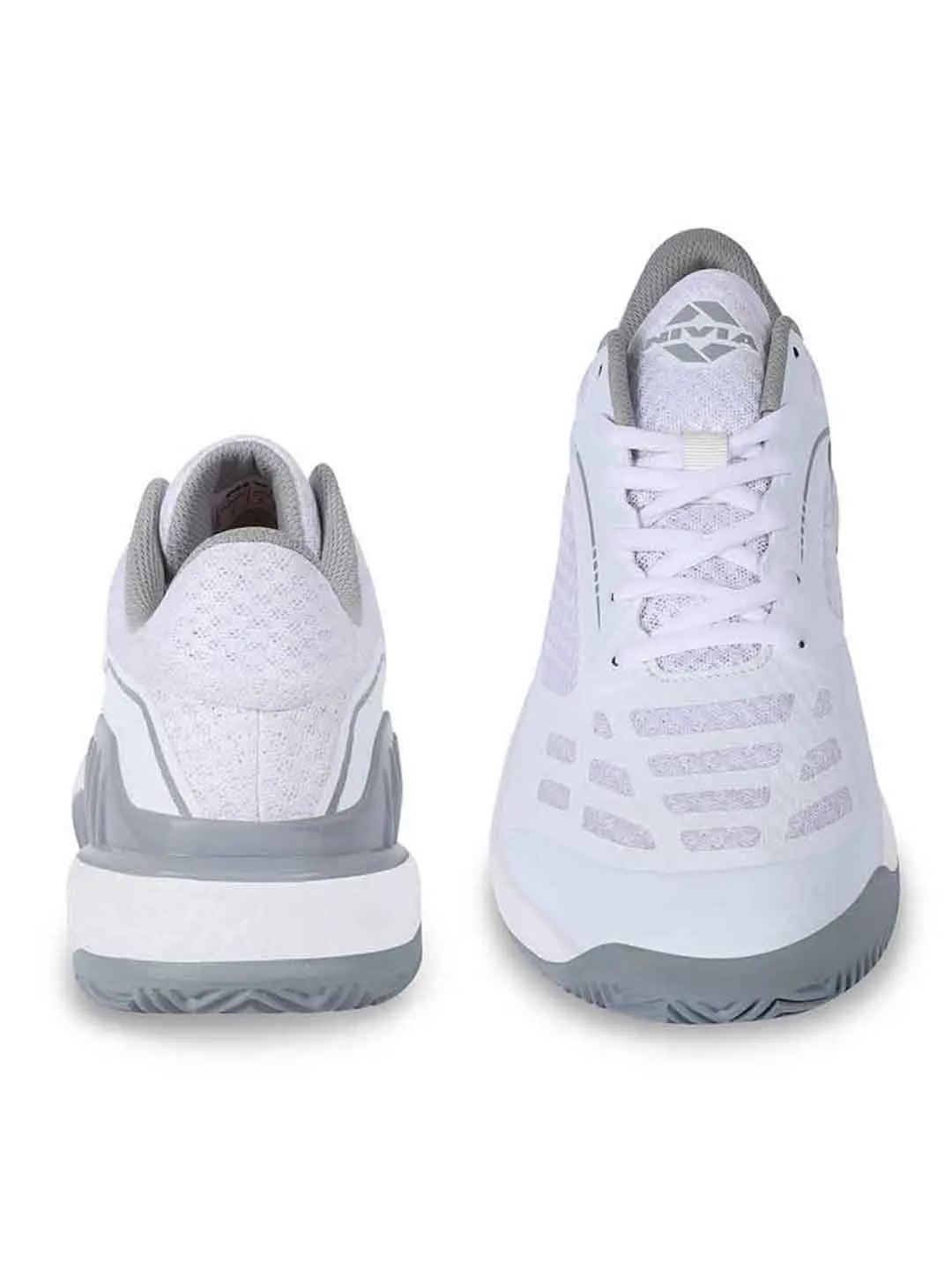 NIVIA Men Ray 2.0 Tennis Shoes (White)
