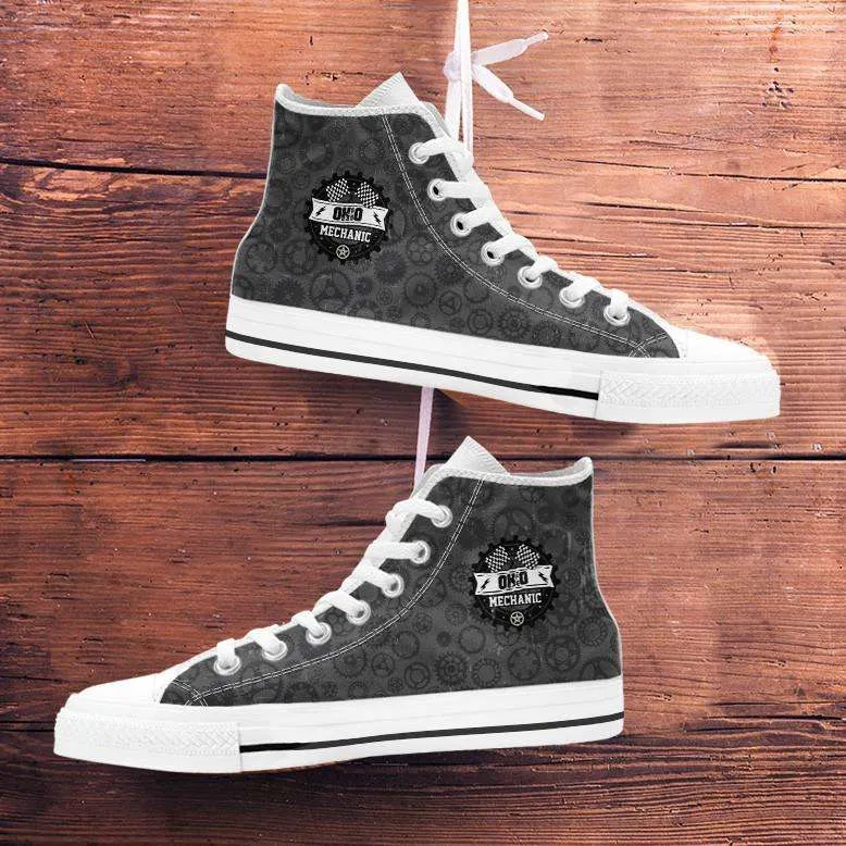 Ohio Mechanic Canvas High Top Shoes