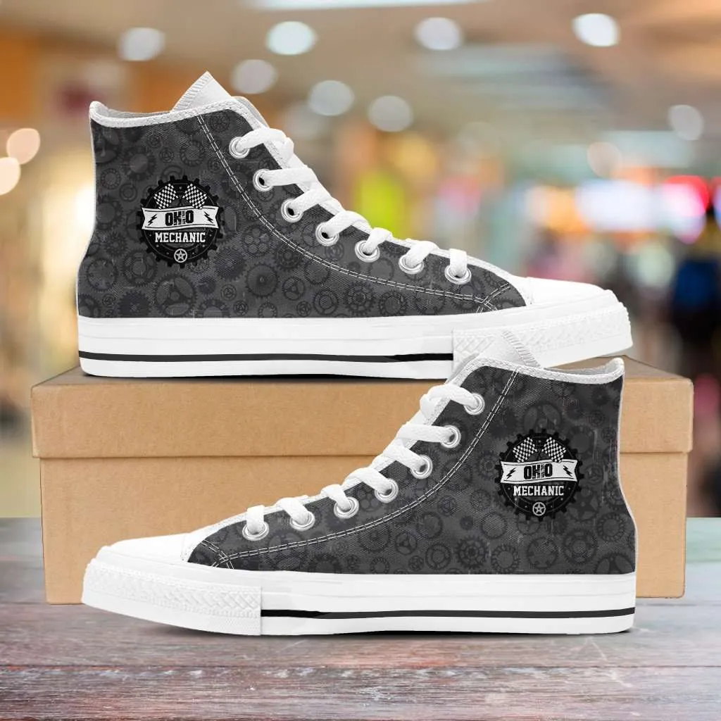 Ohio Mechanic Canvas High Top Shoes