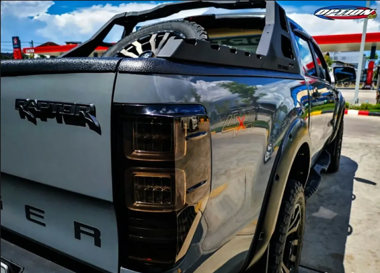 OPTION4WD - SPARE WHEEL HOLDER RACK ( UNIVERSAL )