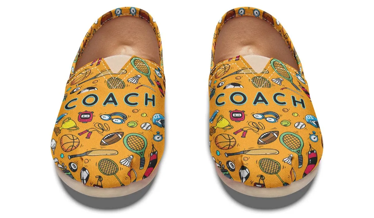 Orange Head Coach Casual Shoes