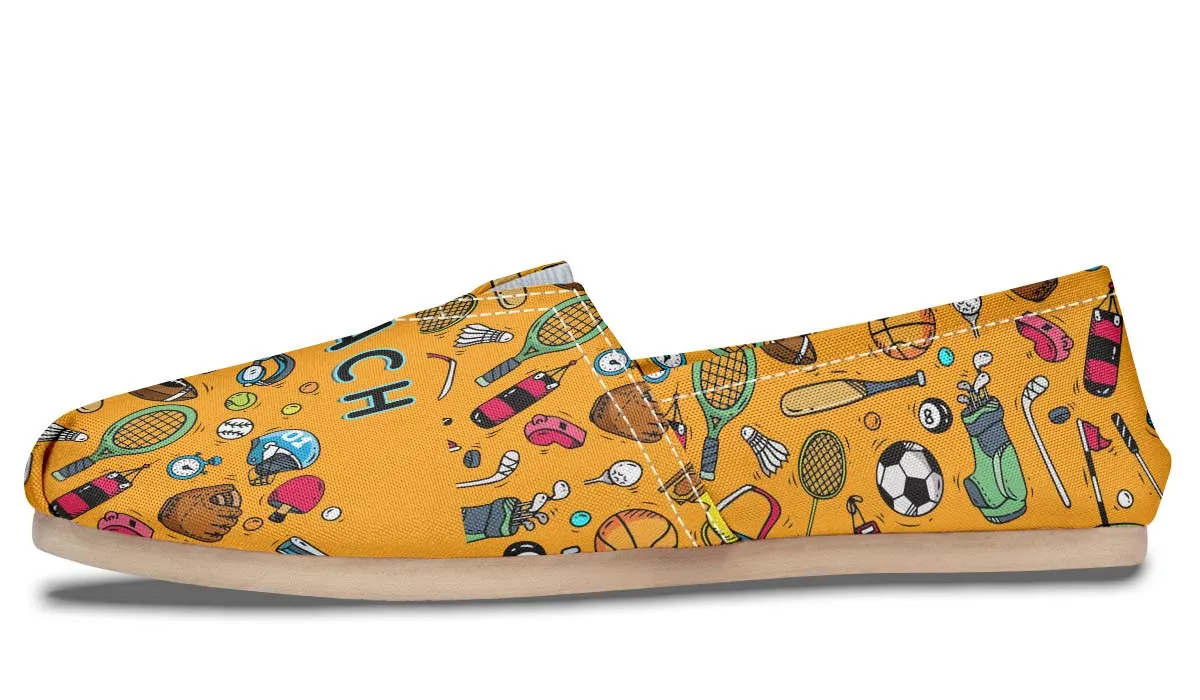 Orange Head Coach Casual Shoes
