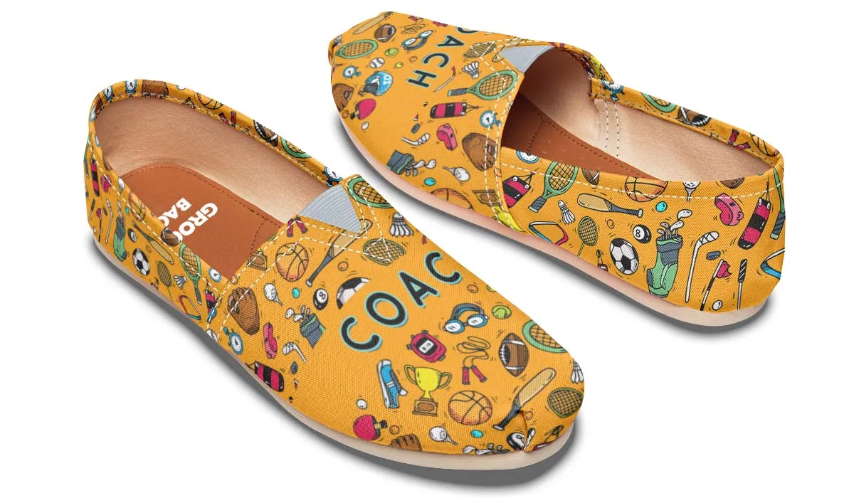 Orange Head Coach Casual Shoes