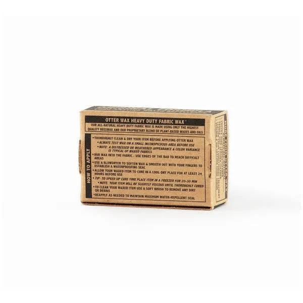 Otter Wax Heavy Duty Fabric Wax, Regular Bar